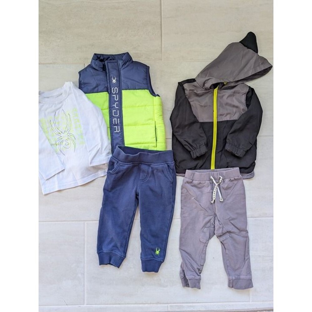 Boys 2T Outfit sets with vest and jacket